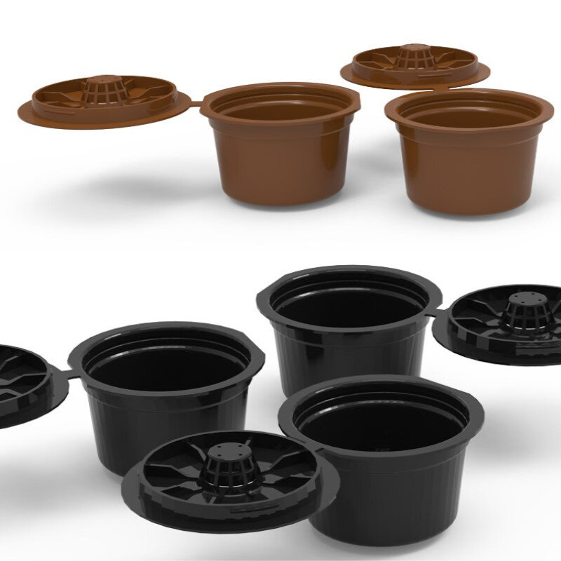 Cafetera reutilizable con capacidad de 8g, 3 piezas/6 piezas, filtro de taza de café para Caffitaly