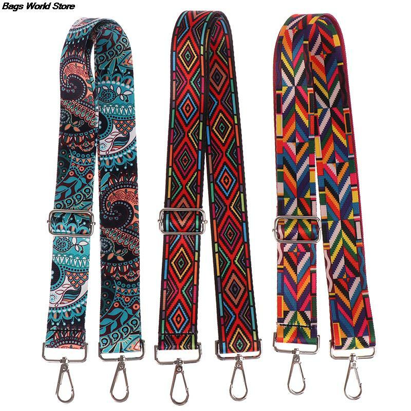 Tracolla in Nylon 1PC donna cinghie colorate per tracolla Messenger accessori per borse a tracolla cinghie ricamate regolabili