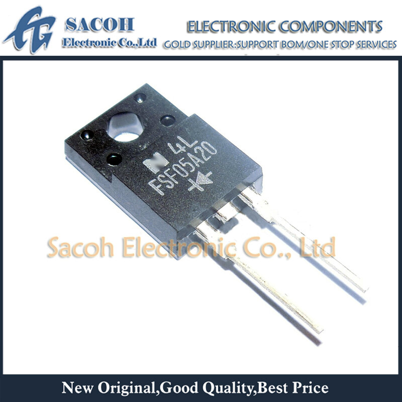 10Pcs FSF05A20 or FSF05A40 or FSF05A60 TO-220F-2 5A 200V/400V/600V FRD Fast Recovery Diode