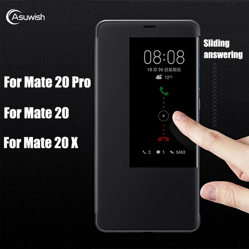 Flip-Cover Leder Telefon Fall Für Huawei P30 P40 Pro P20 Mate 20 Lite X 10 P10 Plus Mate20 Mate10 P 30 P30pro P20pro Mate20pro