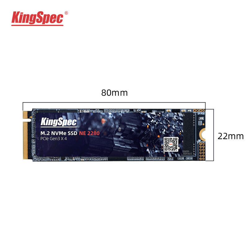 KingSpec 512GB M.2 SSD with Dram M2 PCIe NVME 1TB 2TB Solid State Drive 2280 Internal Hard Disk for Laptop with Cache High Speed