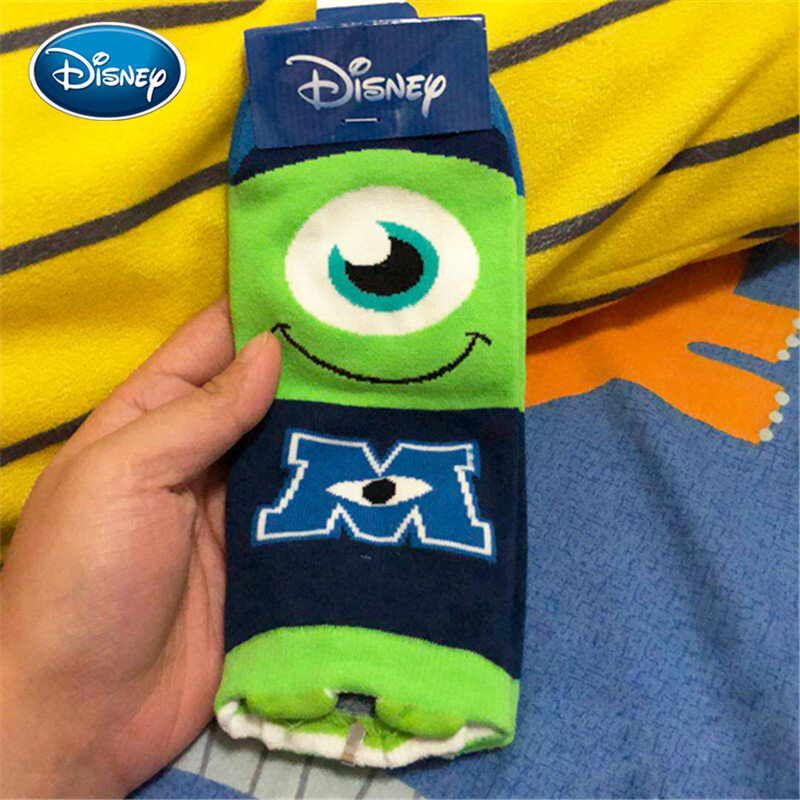 Sanrio-Calcetines de algodón con dibujos animados para niña, medias con estampado de Toy Story de Disney, Woody/Goofy/Judy Rabbit
