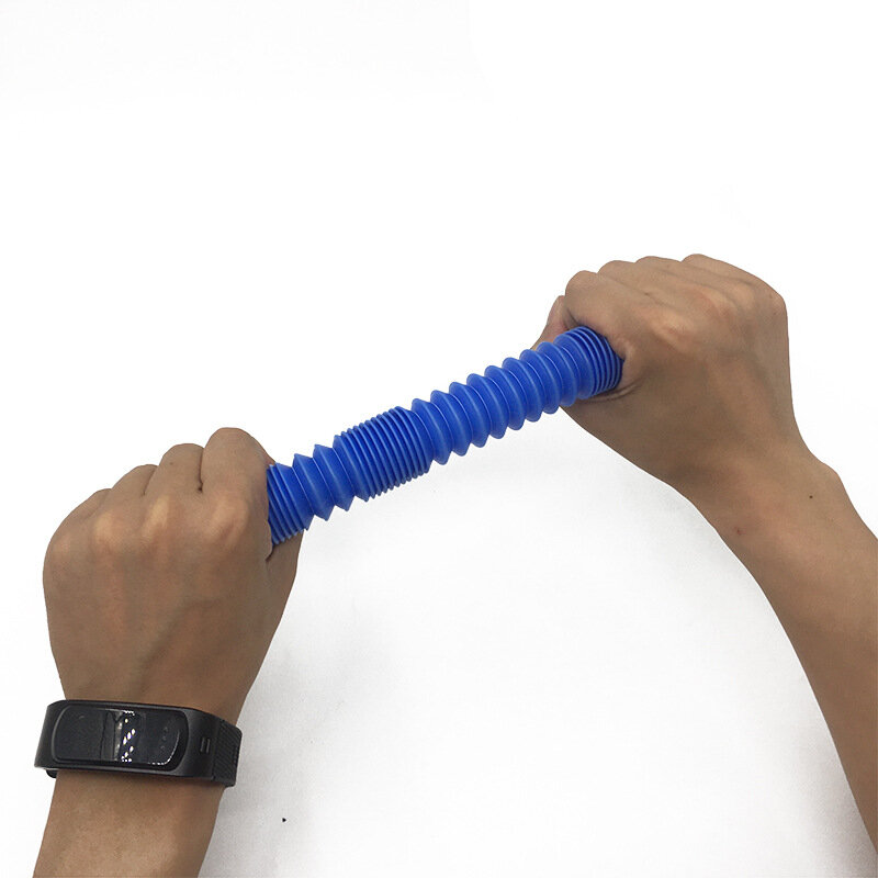 Tubo sensorial para aliviar la ansiedad y el estrés, tubos giratorios de 1,8 cm, 2,8 cm y 4,5 cm de diámetro, juguete telescópico elástico, 2 piezas