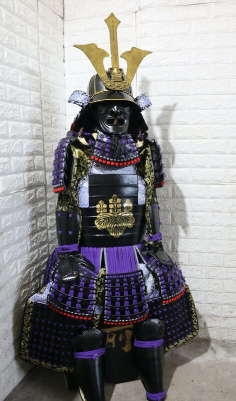 Leger Film Japanse Armor Samurai Armors Show Film Kostuum