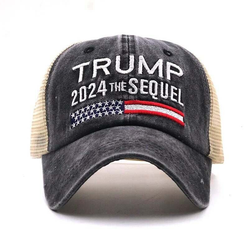 Topi Presiden Amerika Serikat Trump 2024 Laris Topi Sekali Lagi Bagus Amerika Topi Republik Donald Trump Topi Jaring Bordir MAGA