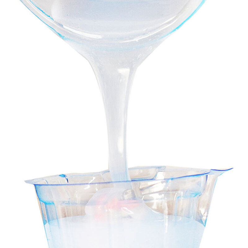 Molde de silicone líquido translúcido para DIY, cura rápida, produto comestível, artesanato artesanal, 200g, 500g