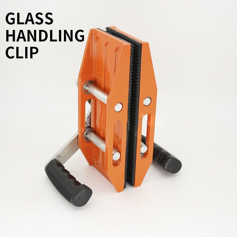 Clip móvil de puerta plana de piedra de vidrio, herramienta de manejo con mango, ahorro de trabajo, con carga de 150kg, 1 unidad