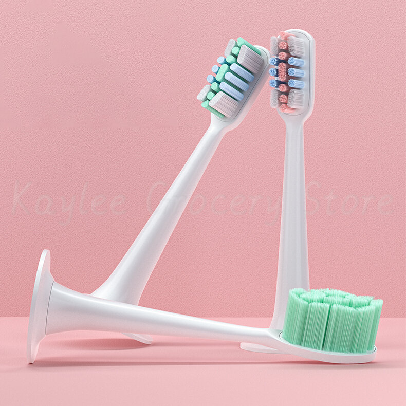 شاومي Mijia T300/T500/T700/DDYS01SKS/MES601/MES602 استبدال فرشاة الأسنان رؤساء سونيك الكهربائية U-نمط تبييض مع يغطي