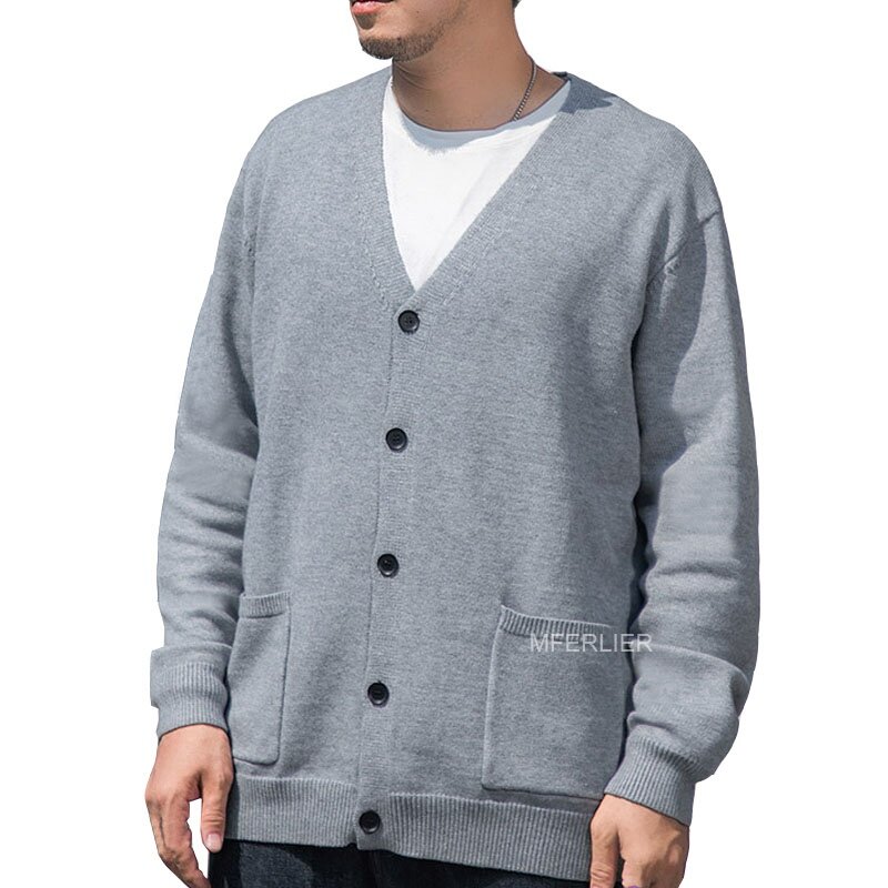 Autumn Winter Men's Sweater 8XL 148cm 7XL 6XL 140kg Large Size Coat