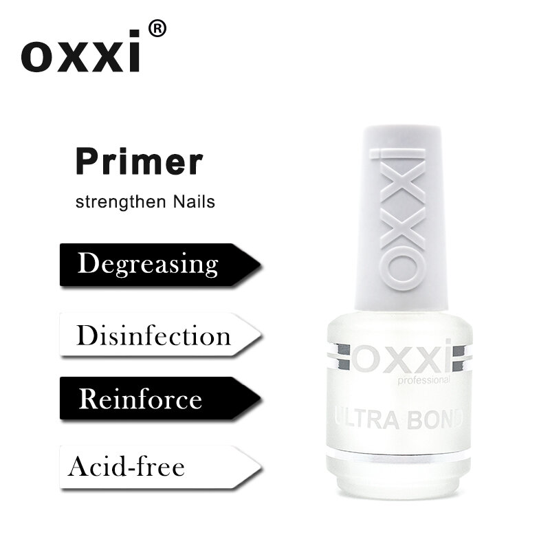 OXXI-Verhéritage à Ongles UV Semi-Permanent pour Manucure, Base en Caoutchouc Ultrabond sans Acide, 15ml