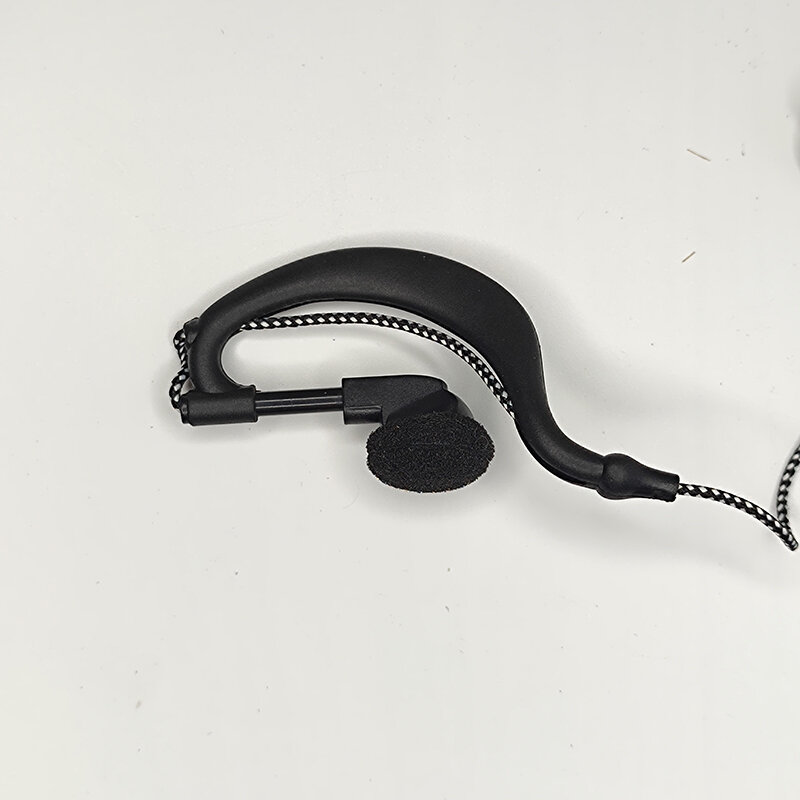 BAOFENG-K-Port Nylon Headset para Walkie Talkie, Universal Hook Headphone, Acessórios de Rádio em Dois Sentidos, UV5R, 888S, 1 Pc, 2 Pcs, 5 Pcs, 10Pcs