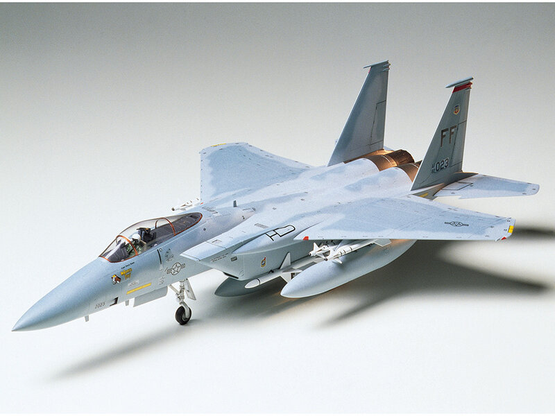 Tamiya conjunto de plástico militar modelo 1/48 Estados Unidos F-15C luchador águila adultos colección DIY Kit 61029
