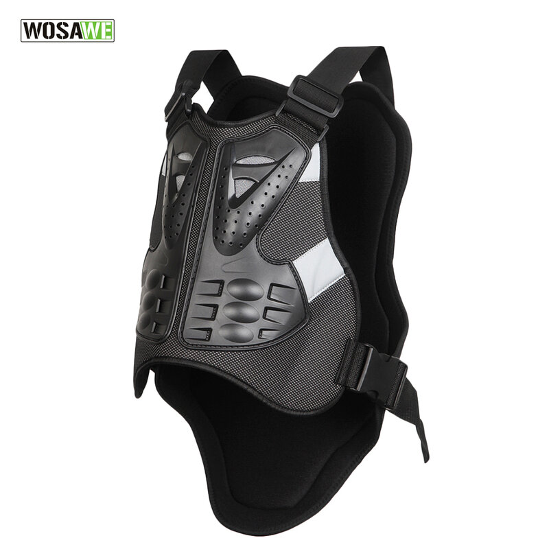 WOSAWE Snowboarding Jacket Motorcycle Vest Elbow Knee Protection Riding Motocross Racing Chest Knee Protector