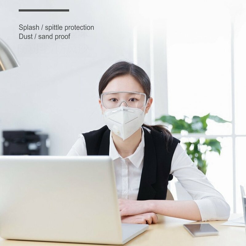 작업 안전 눈 보호 안경 고글 실험실 먼지 페인트 산업 안티 스플래시 물 바람 먼지 증거 패션 안경