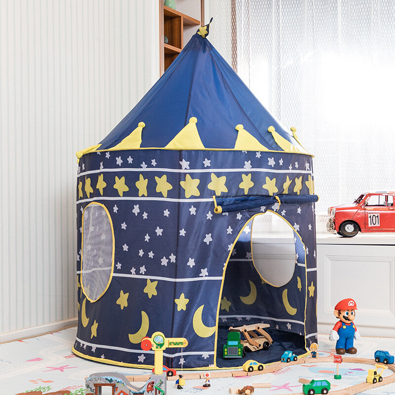 Детская палатка-домик для дома и улицы, Замок принцессы, подарок на день рождения и Рождество для девочек, домик для детей