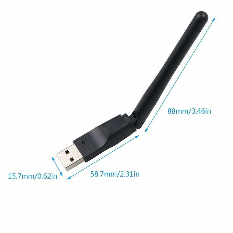 MTK7601 USB Wifi Ăng Ten Mtk7601 Card Mạng Không Dây USB 2.0 150 Mbps 802.11b/g/n Lan Adapter xoay được Ăng Ten