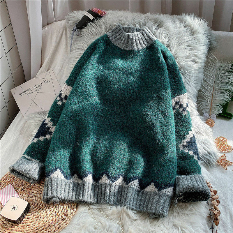 EBAIHUI высокое качество 2020 Осень Зима Водолазка пуловер свитер женский плотный вязаный свитер женский мягкий белый свитер