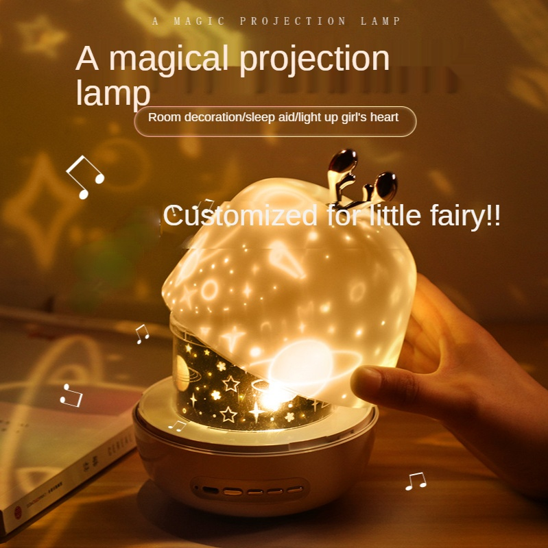 Proyector de luz de estrella de fantasía creativa, luz led de noche pequeña, regalos para niños, lámpara de atmósfera, regalo de cumpleaños, 520