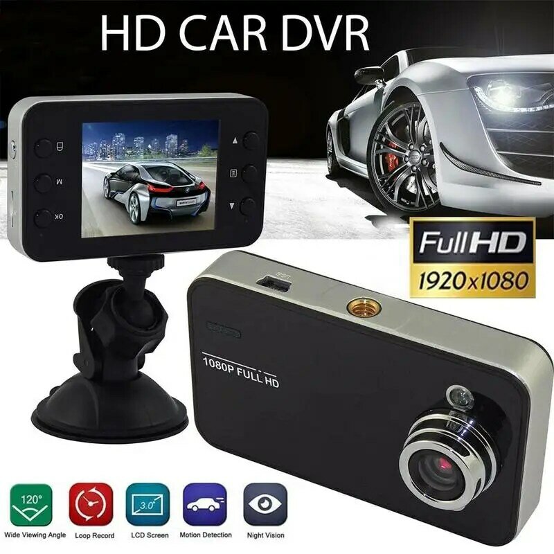 Caméra compacte Full Hd 1080p | Enregistreur, caméra à mouvement, caméra vidéo Dv Portable Dashcam