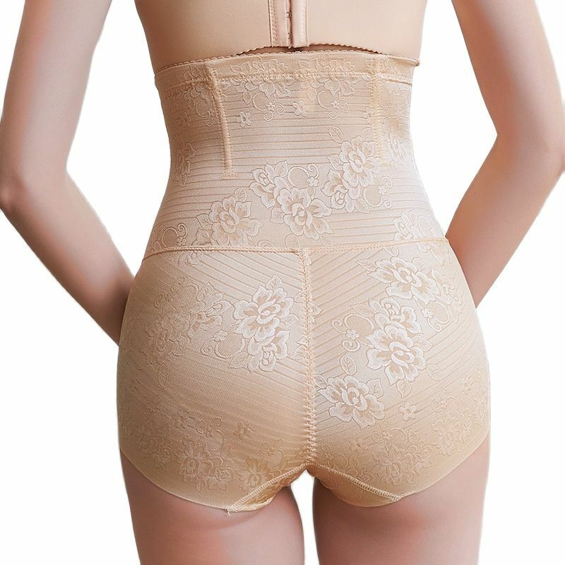 Culotte de contrôle du corps pour femmes, sous-vêtement façonnant le ventre, taille haute, avec crochets
