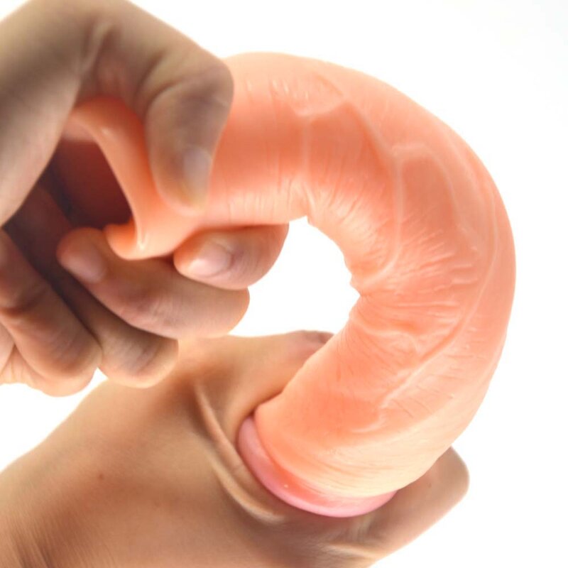 Silicona realista suave jalea Big Dildo G Spot Clitoris estimulación Big Dildo juguetes sexuales para mujeres producto sexual masturbador femenino