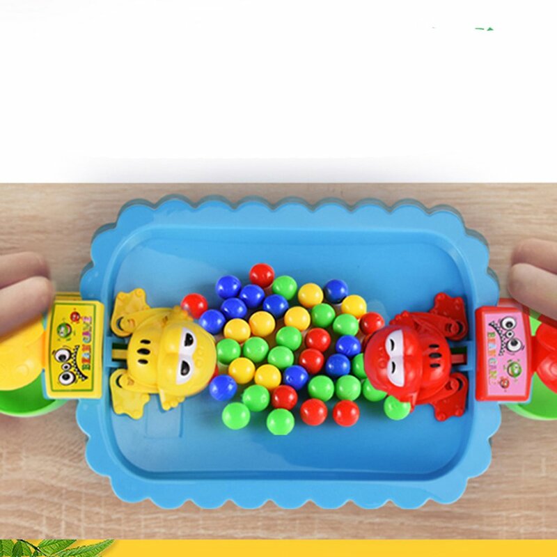 Novo 60 sapos engolindo grânulos para alimentar sapos comer feijão brainboard jogos pai-filho brinquedo educacional sem sapo