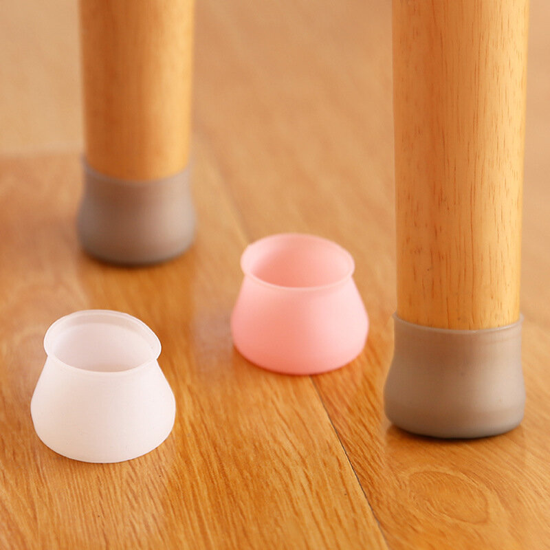 Anti-slip Silicone Furniture Leg/Table Feet Pad Floor Protector for Chair Leg Floor Table Legs Protection Cover Cap Pad