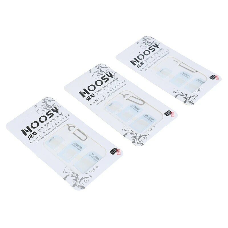 Support for iPhone 7 6s 5s Samsung huawei xiaomi Adapter kit 4 in 1 SIM Card Accessories Suit micro SIM Card Tray holder
