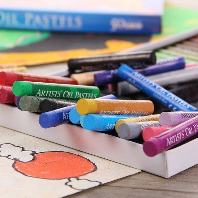 12/25/48 colori pastello a olio artista Soft Pastel Graffiti pittura disegno penna scuola cancelleria forniture artistiche Set di pastelli morbidi