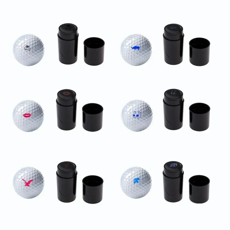 1 pcs golf ball stamps Colorfast Quick-dry  Long Lasting Stamper Balls Marker Impression Seal Gift Golf Accessories