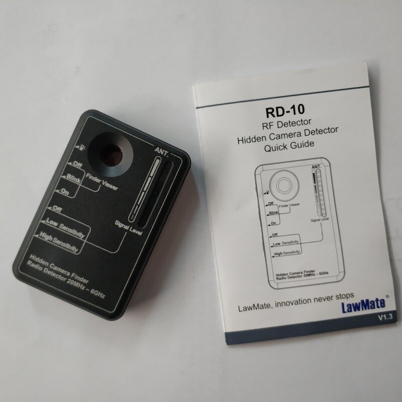 Proker RD10 كاشف مكافحة التسلل كاميرا مكافحة رصد مكافحة تتبع تحديد المواقع للكشف عن إشارة لاسلكية