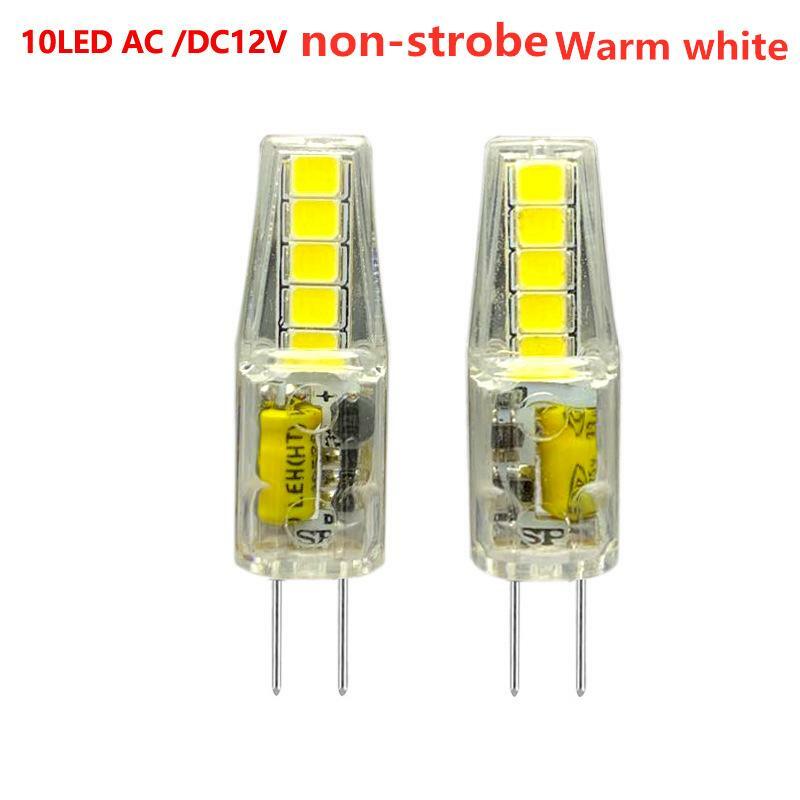 1 pz G4 LED lampadina di mais AC/DC12V 220V 2W 3 colori dimmer alta luminosità risparmio energetico 835 perlina luminosa