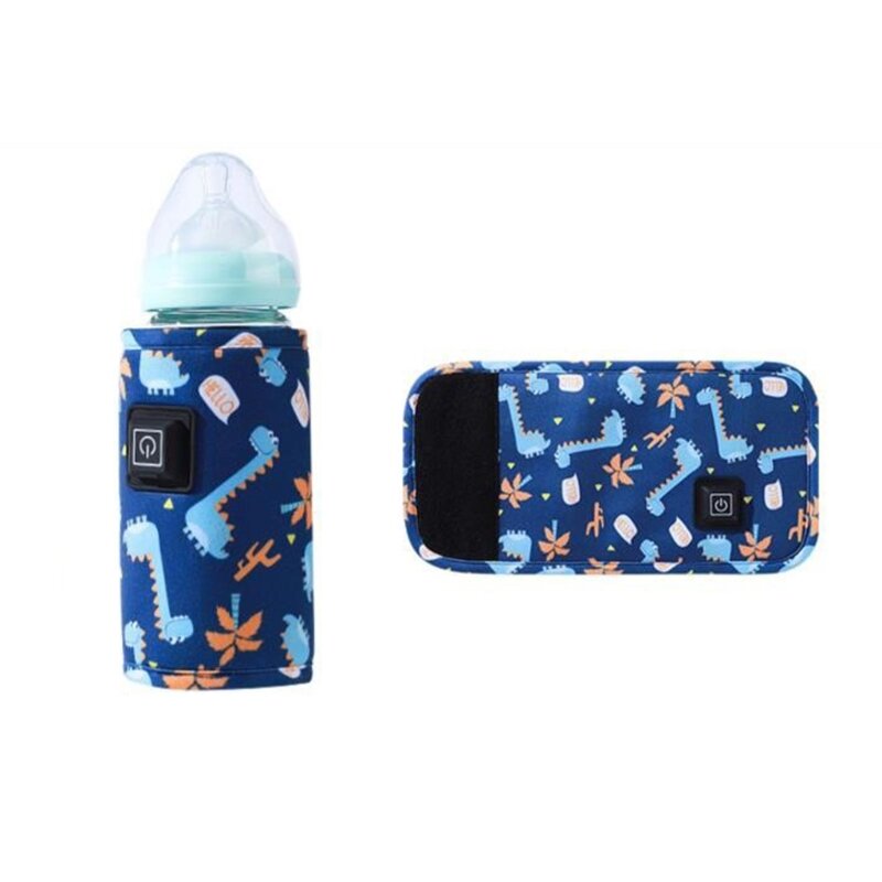 Scalda biberon USB portatile scalda latte da viaggio biberon per neonati coperchio riscaldato termostato isolante riscaldatore per alimenti
