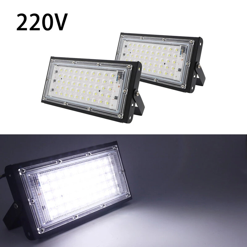 Reflector LED ultrabrillante para iluminación de almacén, 50W, 220 voltios, resistente al agua Ip65, blanco cálido