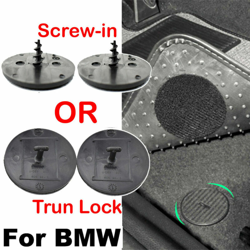 2pcs Floor Mat Clip T Anchor Plate Lock For BMW F10 F11 E65 E66 07149166609 In-car Floor Mat Fixing
