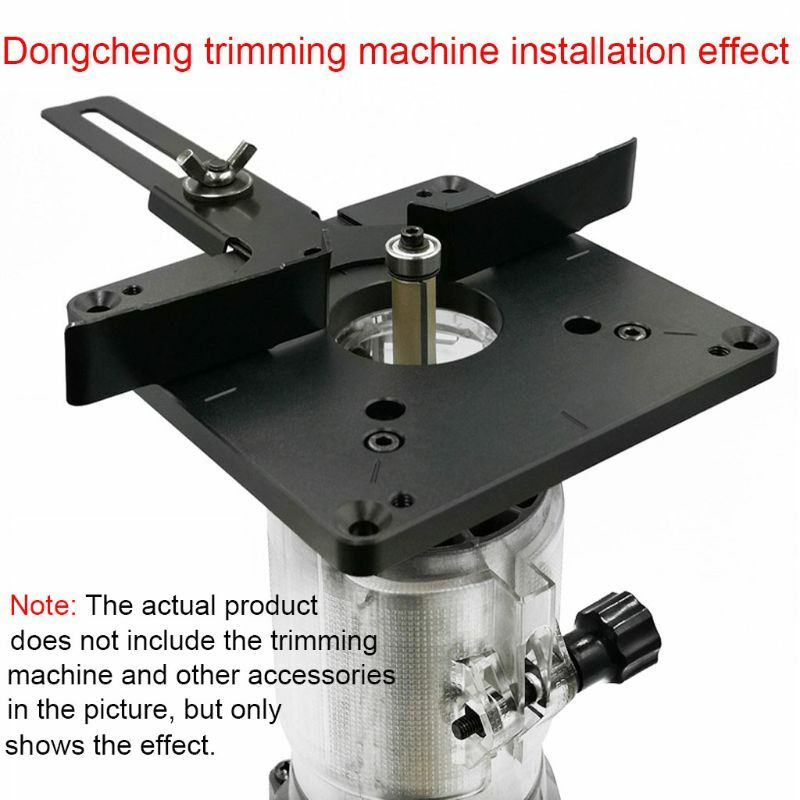 New Universal RT0700C Aluminum Router Table Insert Plate Trimming Machine Flip Board