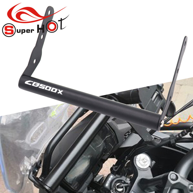 Support de plaque adapté pour moto Honda CB500X CB500 X CB 500X 2017 – 2020, accessoires pour motocyclette, Navigation GPS/smartphone