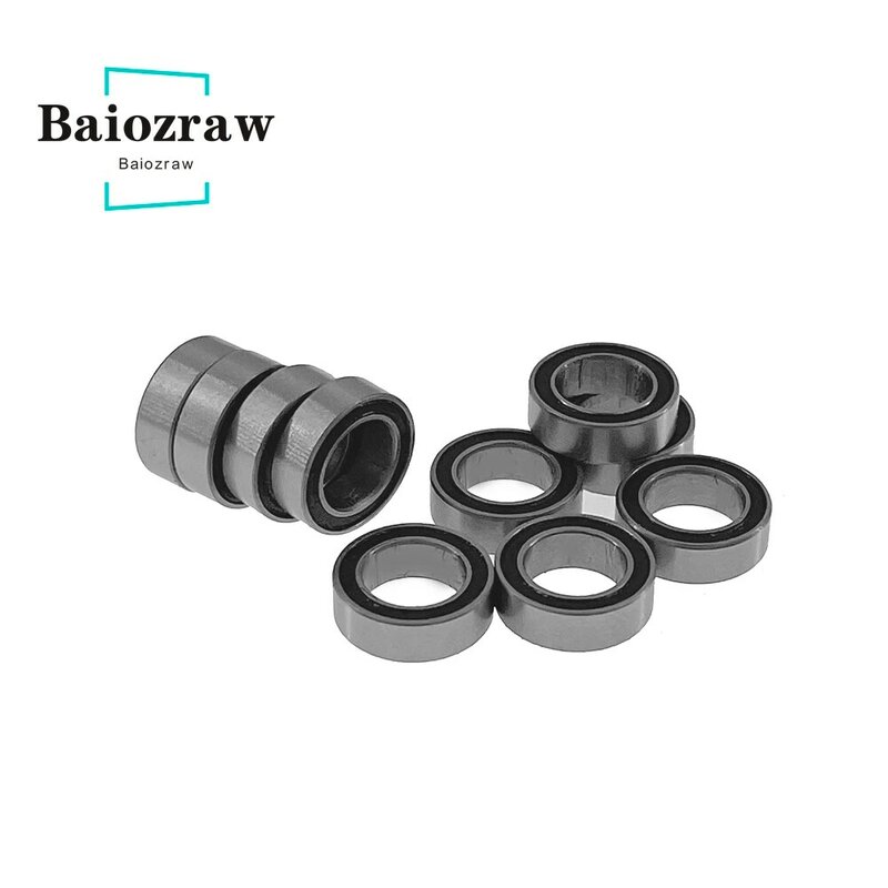 Baiozraw Bearings 10pcs ABEC-1 MR125ZZ ABEC-3 MR125ZZ ABEC-5 MR125ZZ ABEC-5 MR125RS 5x12x4mm Miniature Ball Bearing