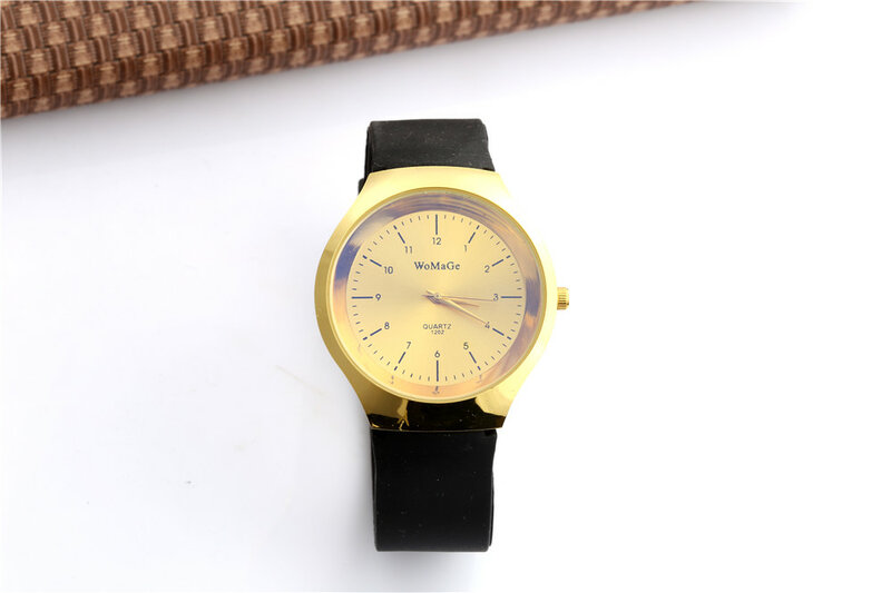Jam tangan wanita pria, jam tangan olahraga pria, jam tangan silikon Quartz emas mewah, jam tangan pria relogio masculino reloje hombre montre homme