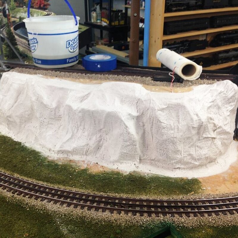 หลายขนาดพลาสเตอร์ผ้ารุ่นอาคารวัสดุภูมิทัศน์รถไฟรถไฟฉาก Diy Miniature Dioramas