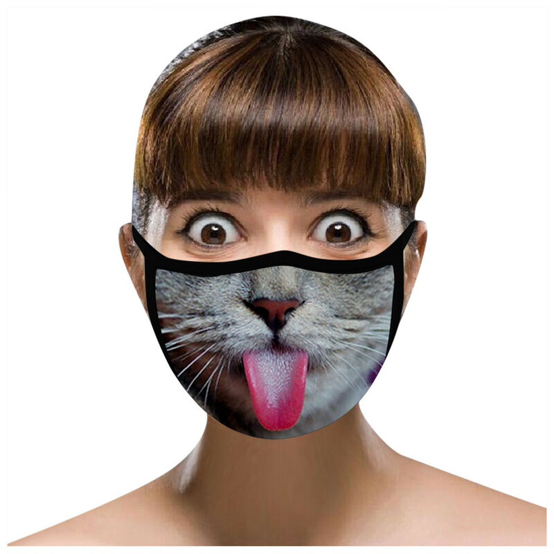 Mascarilla facial de algodón para Halloween, decoraciones de Año Nuevo Chino, regalos de tigre para Petardos, máscaras para Festival de Primavera, 2022