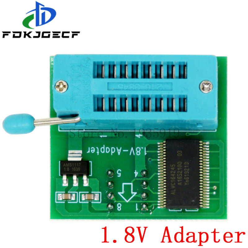 CH341A Programmatore adattatore + SOIC8 adattatore + SOP8 clip con cavo + 1.8V adattatore CH341A EEPROM Flash BIOS USB programmatore adattatore ZIF