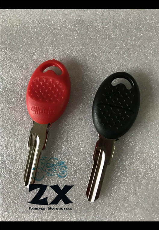 Blank Key Uncut Blade Motocross For Aprilia RSV1000 SXV550 SMV750 1200 blcak or red Motorcycle Accessorie