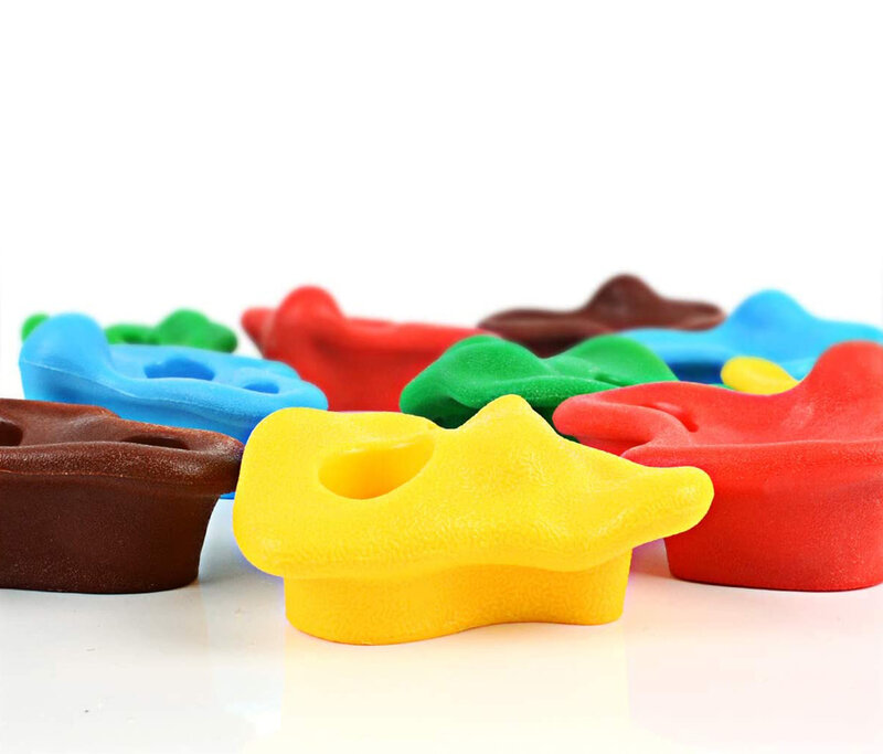 プラスチック製のクライミングホールド,12個ピース/ロットバッチ,子供用のおもちゃ