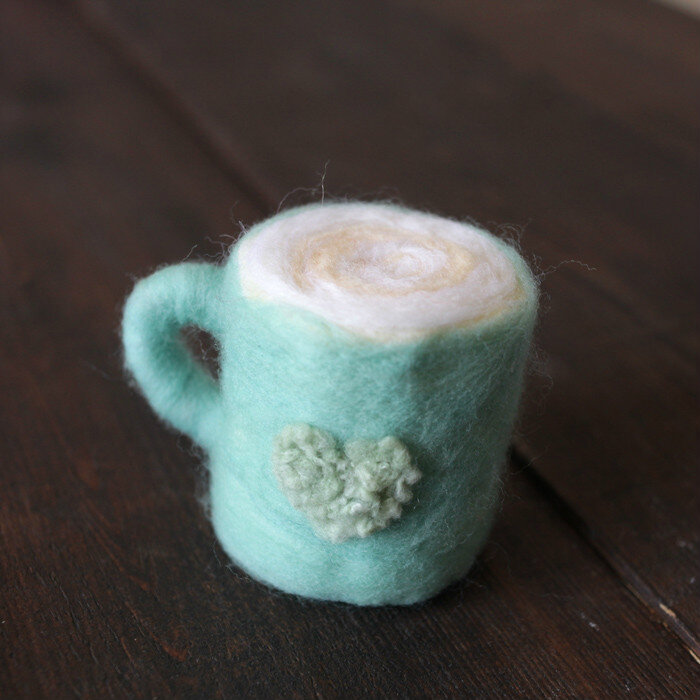 ทารกแรกเกิดถ่ายภาพProps Handmade Wool Felt Diy Handmadeถ้วยเด็กเครื่องประดับตกแต่งบ้านเด็กสตูดิโอถ่ายภาพArrcessories