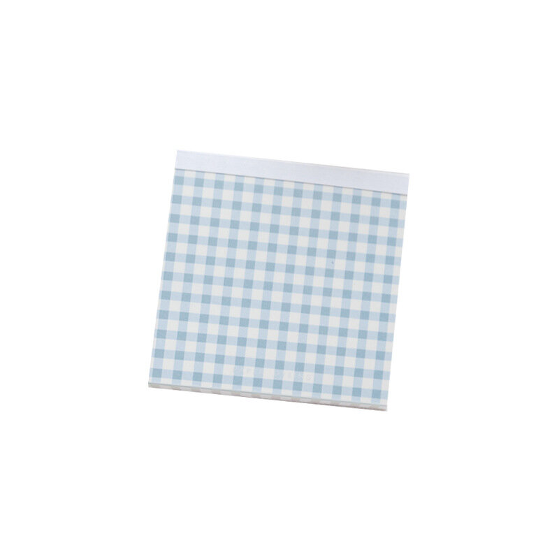 Cute Kawaii Plaid Series Memo Pad Stationery Message Posted It Planner  Notepads Office School Supplies