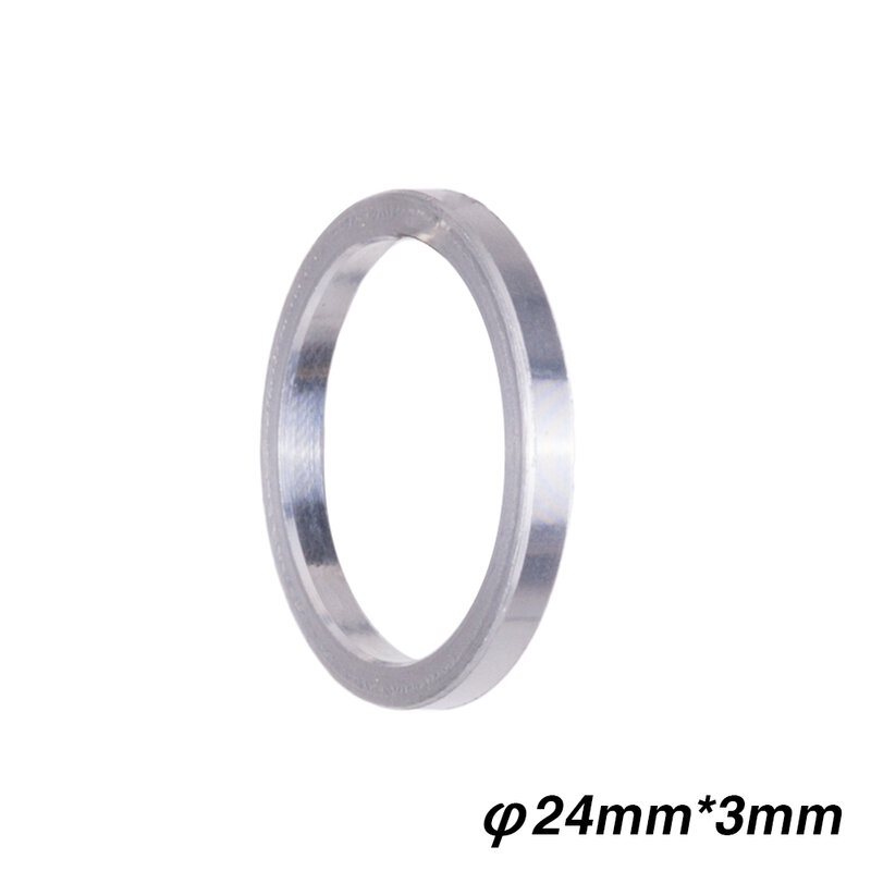 ZTTO Bottom Brackets accessories washer 1mm 2mm 3mm spacer for Road Mountain bike diameter 24mm Chainset Crankset BB spacers