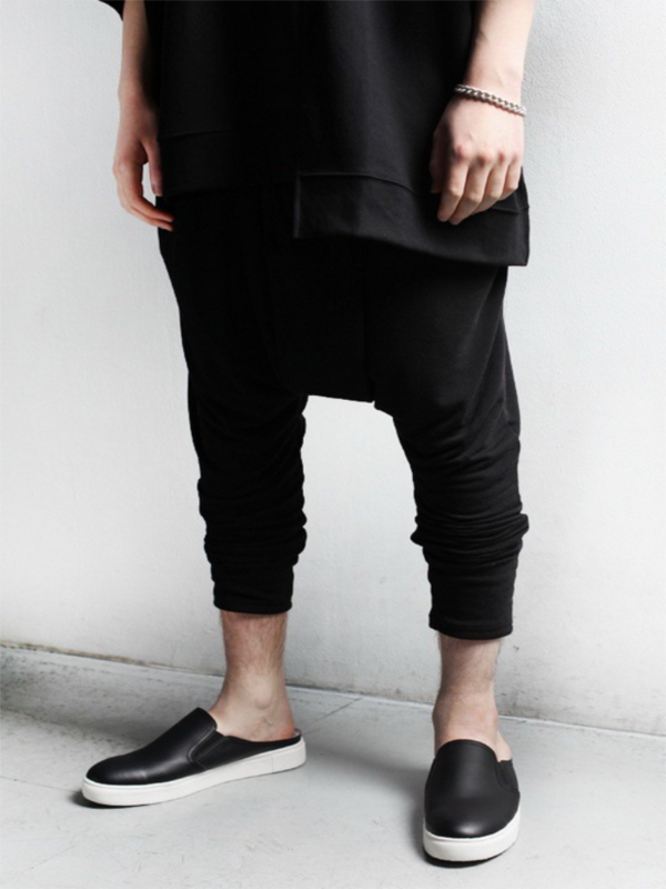 Мужские брюки Harun, пуховые брюки, новинка весны и осени, японские темные модные популярные повседневные свободные брюки большого размера с редисом