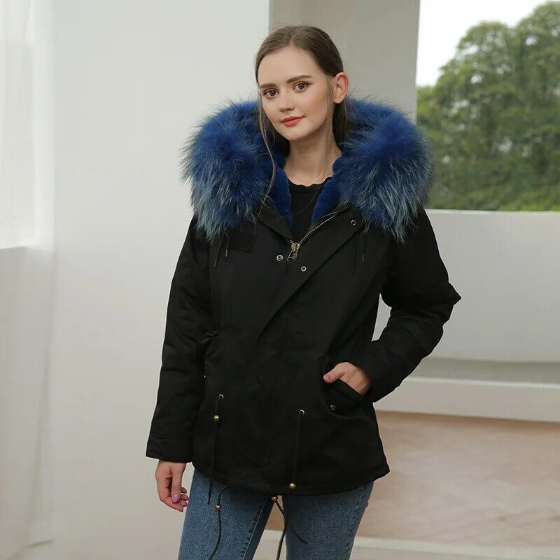 Rotwickline nowy jesienno-zimowy płaszcz damski styl Preppy Patchwork zamki z kapturem biuro Lady Streetwear wojskowe oficjalny płaszcz