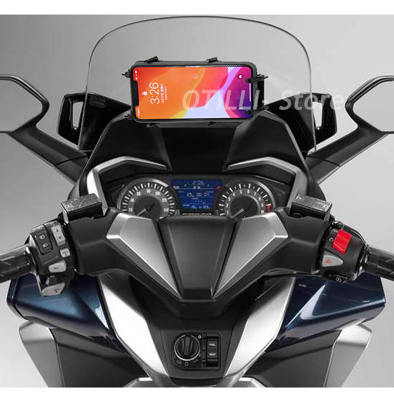 Suporte de telefone móvel para motocicleta, adaptador de montagem, suporte, navegação GPS, Honda Forza350, Forza 350, 125, 2020, 2021